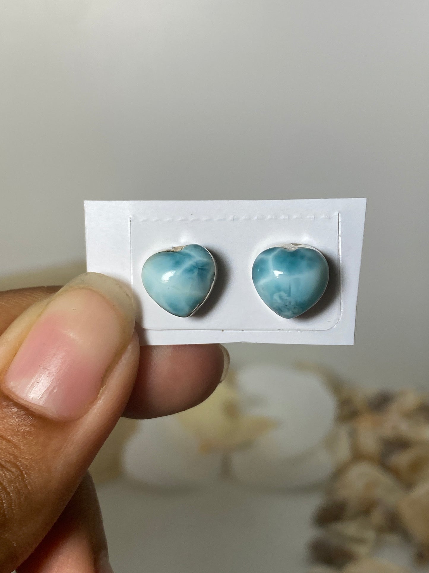 Larimar earplugs ( Hearts )
