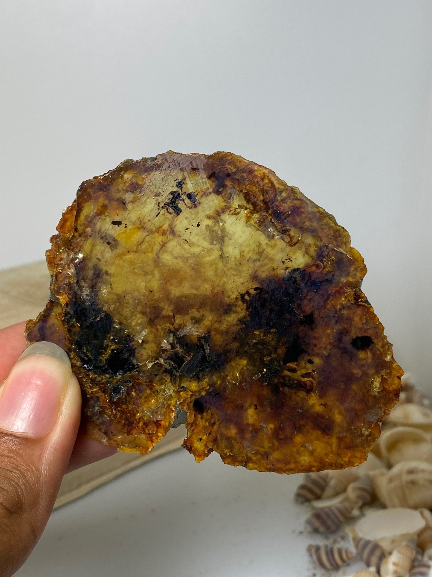 Blue Amber slab