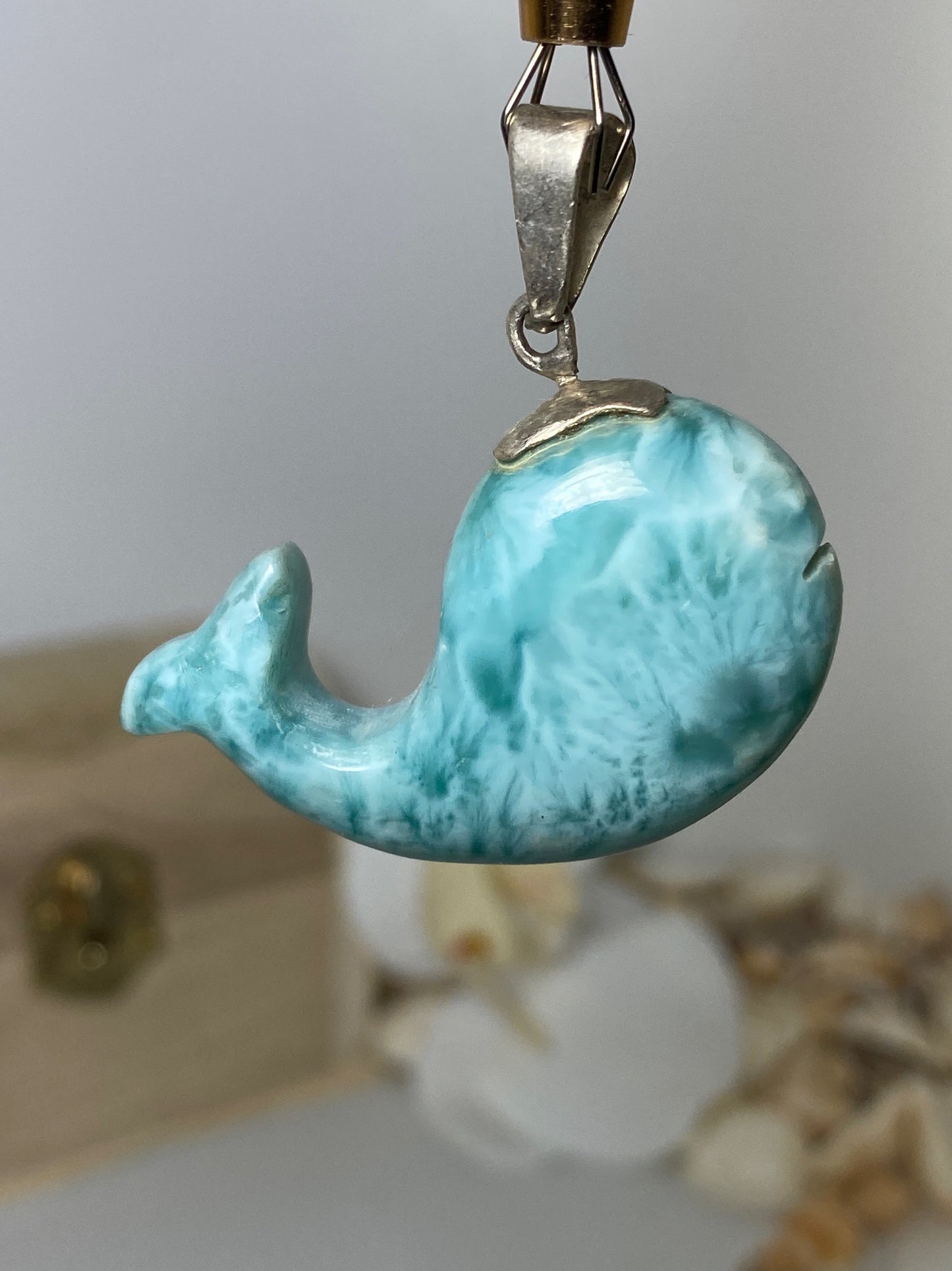 Beautiful Whale Larimar