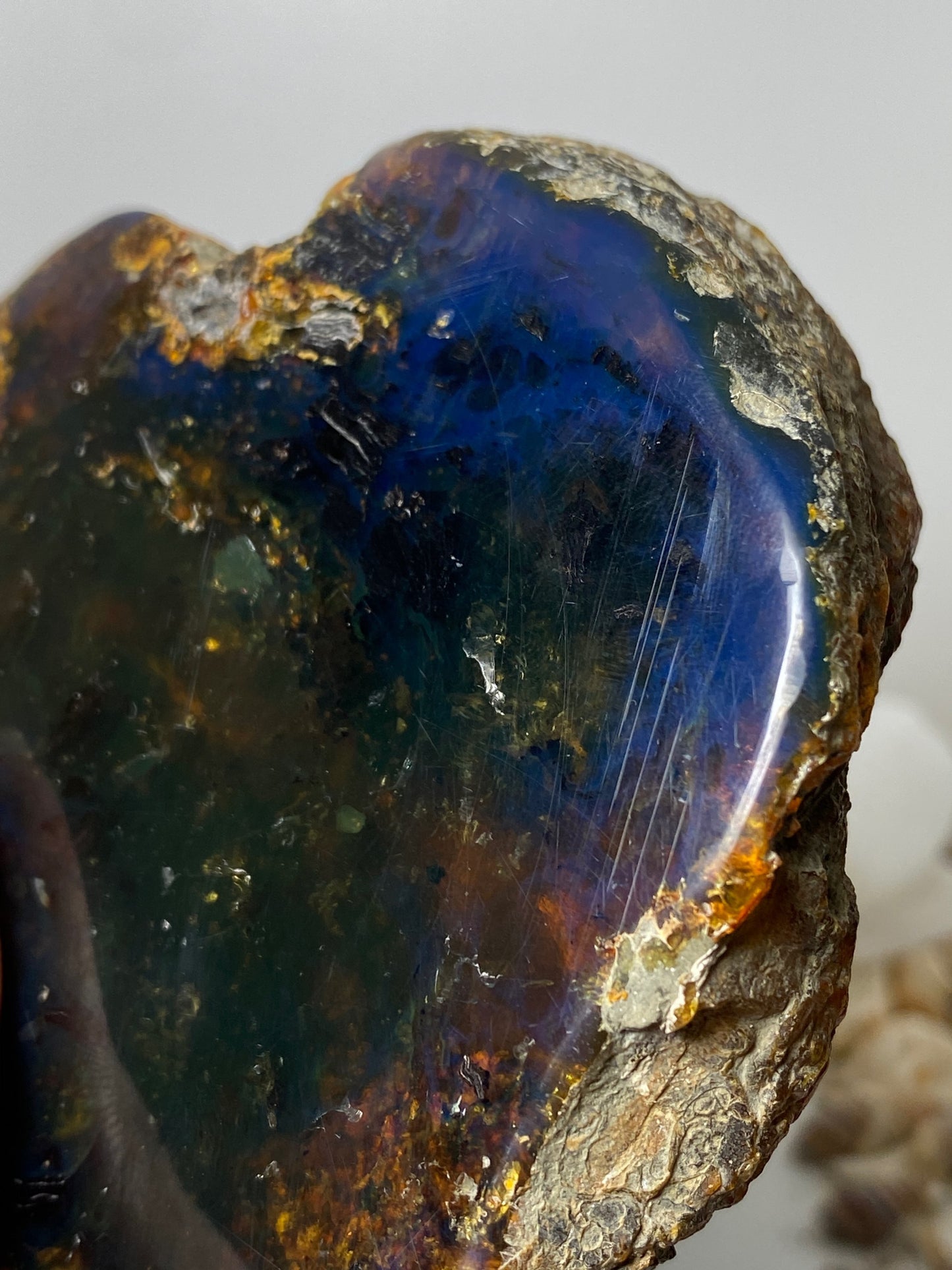 Blue Amber Rock