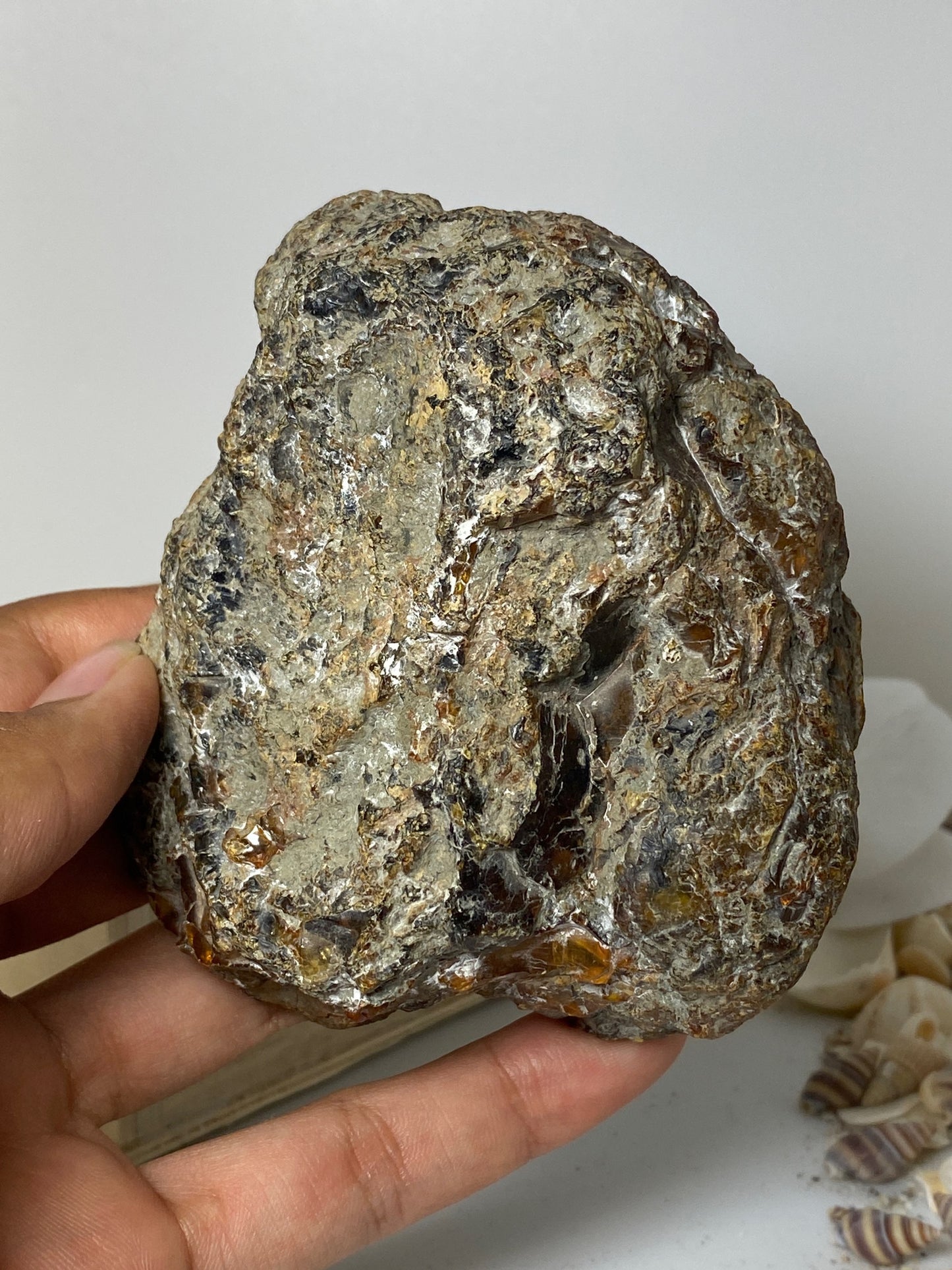 Blue Amber Rock
