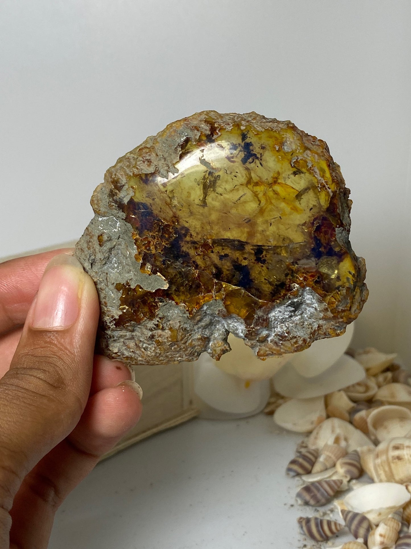Blue Amber slab
