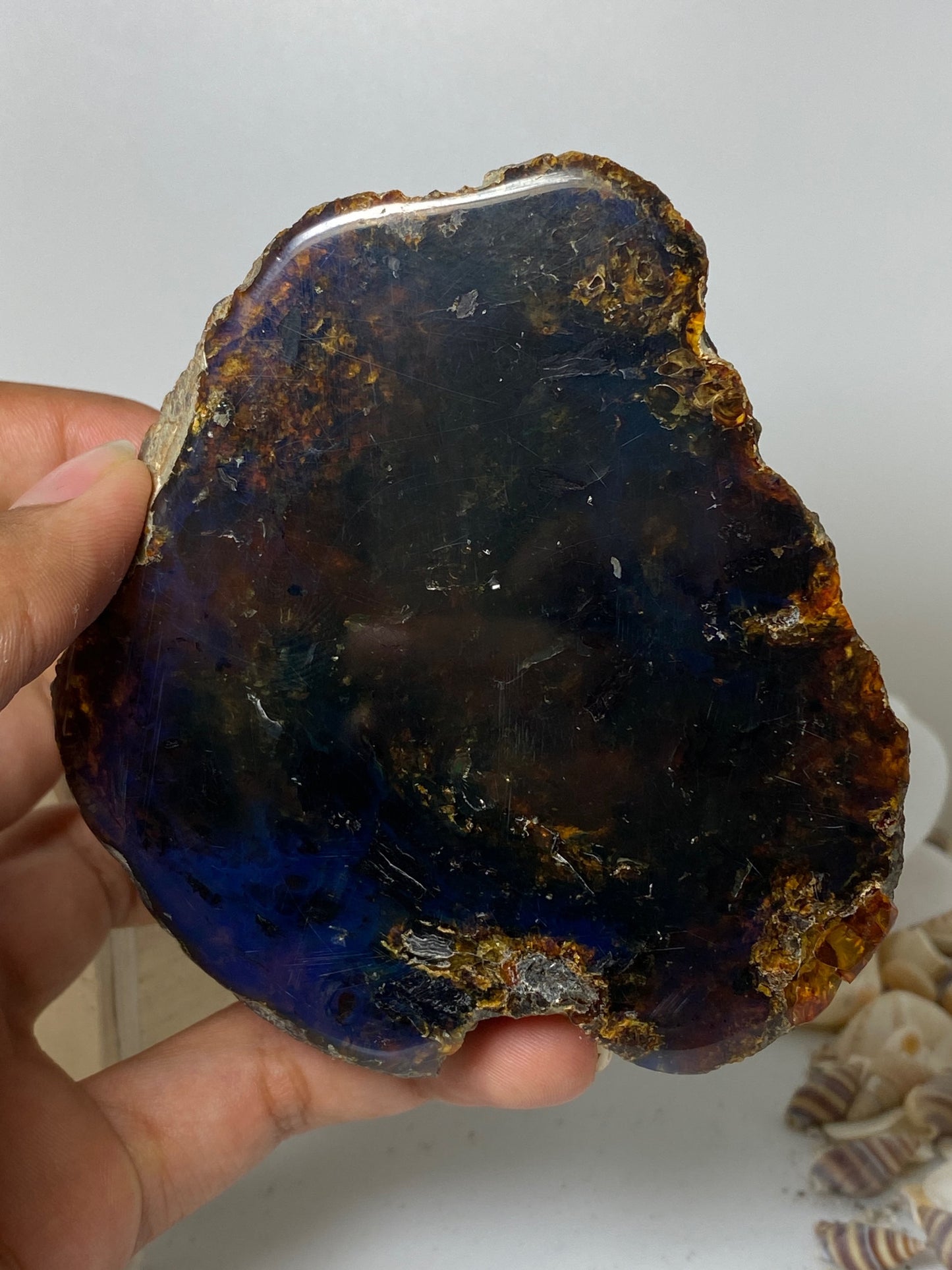 Blue Amber Rock