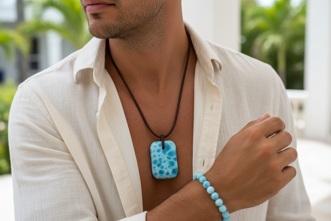 Larimar Man jewelry - Atlantis Hearts 2026