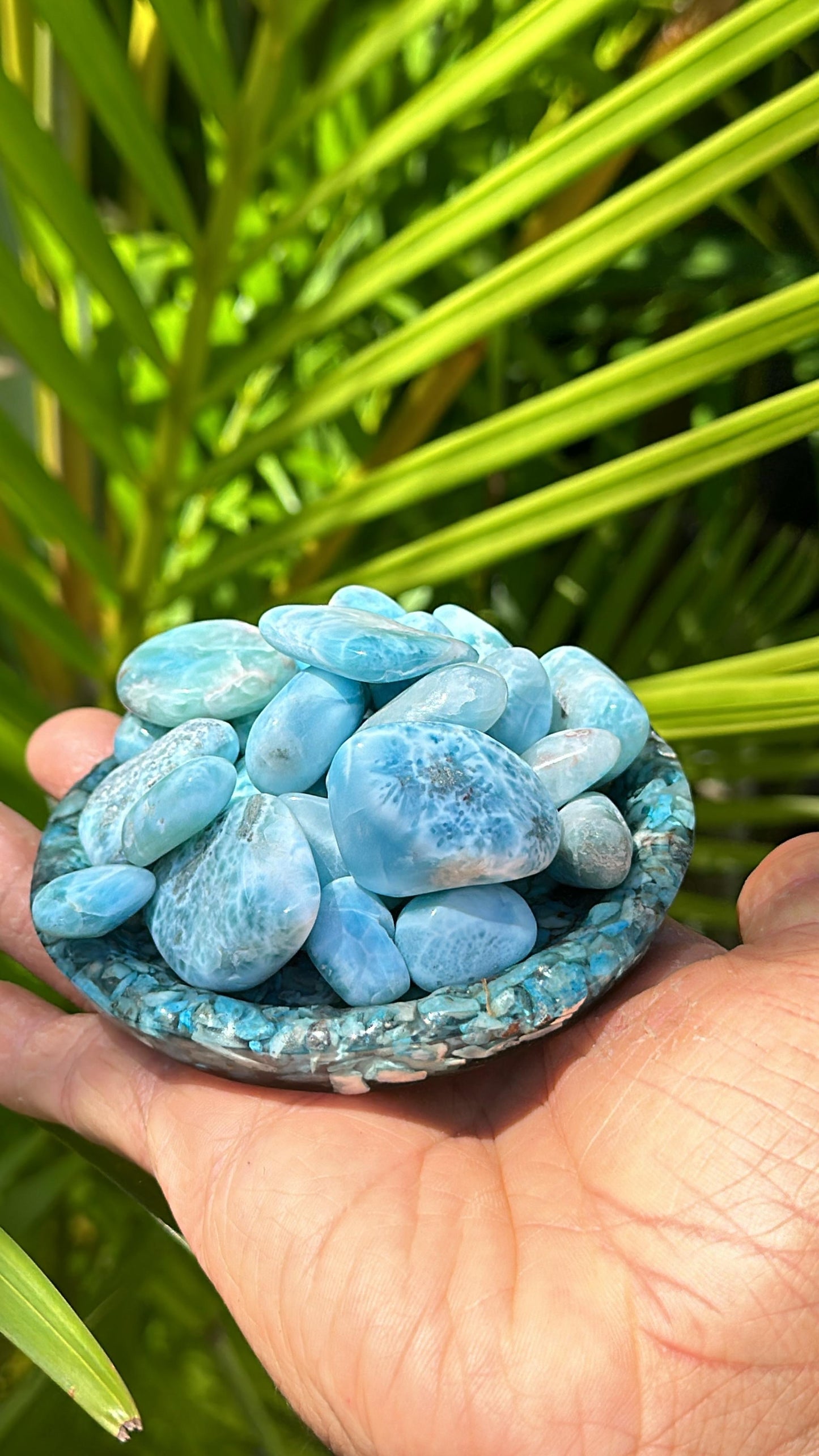 Larimar tumbles set