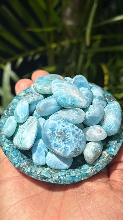 Larimar tumbles set