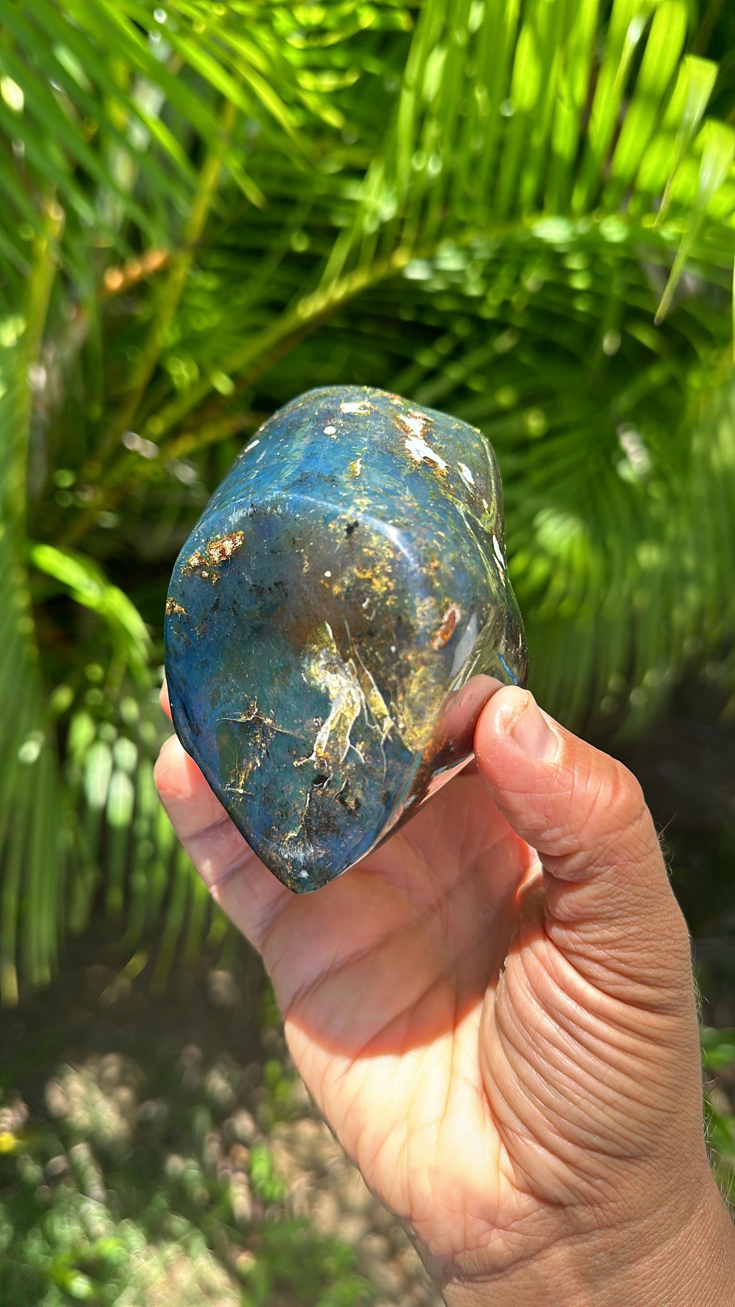 Dominican Blue Amber Freeform
