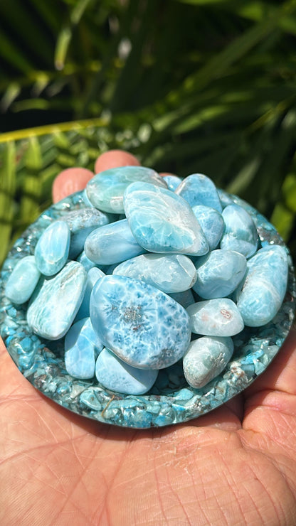 Larimar tumbles set