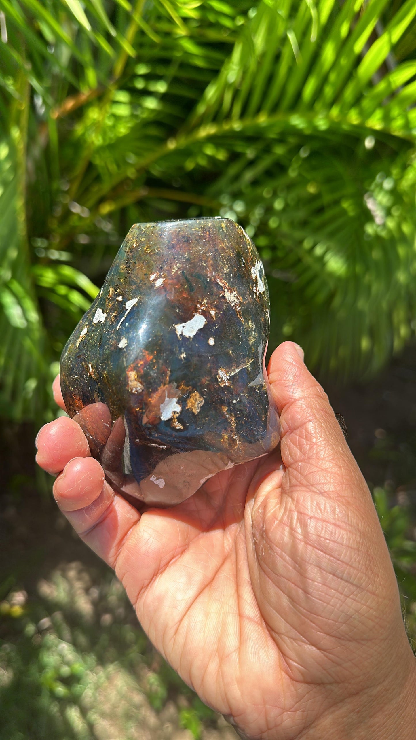 Dominican Blue Amber Freeform