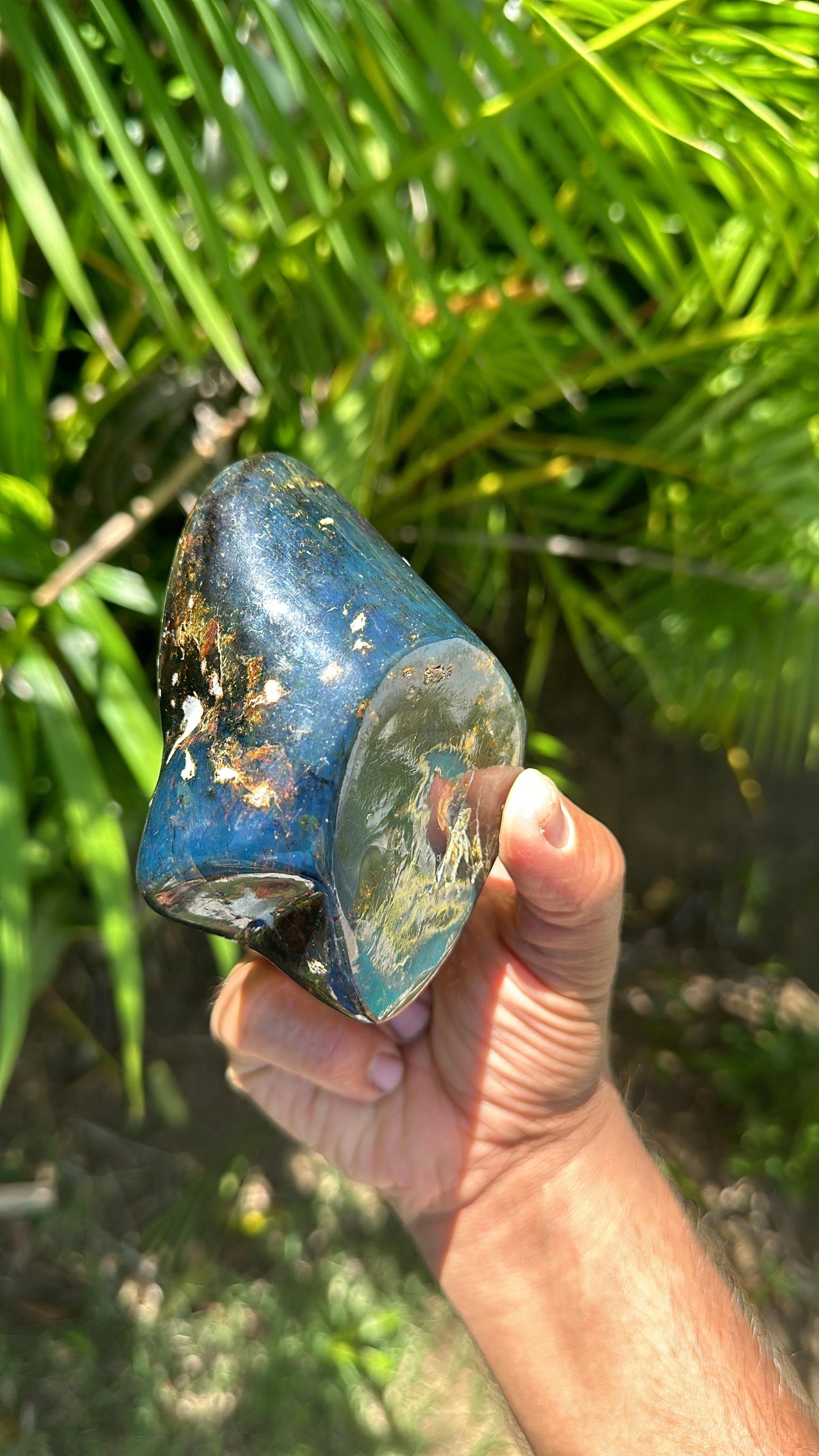 Dominican Blue Amber Freeform