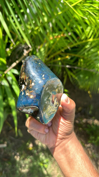 Dominican Blue Amber Freeform