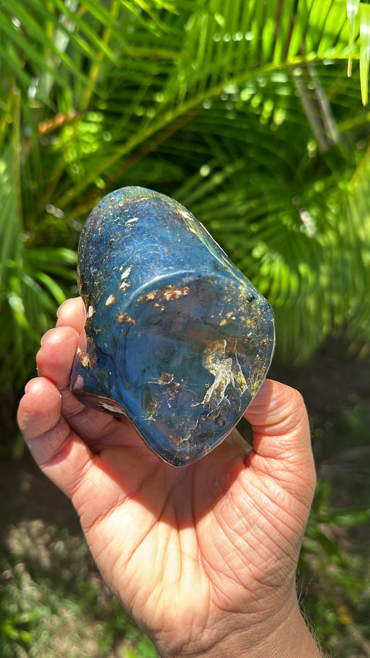 Dominican Blue Amber Freeform
