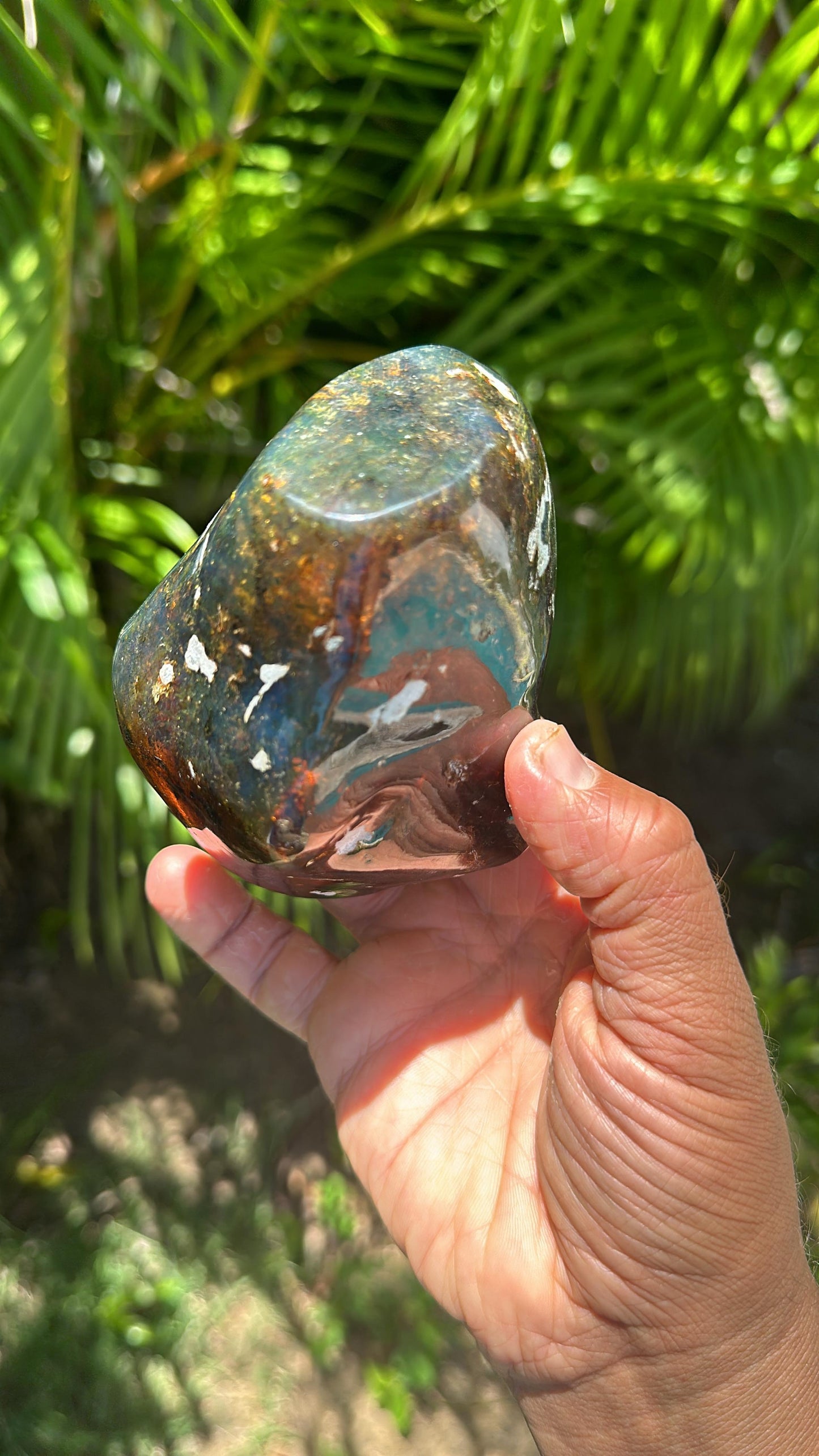 Dominican Blue Amber Freeform
