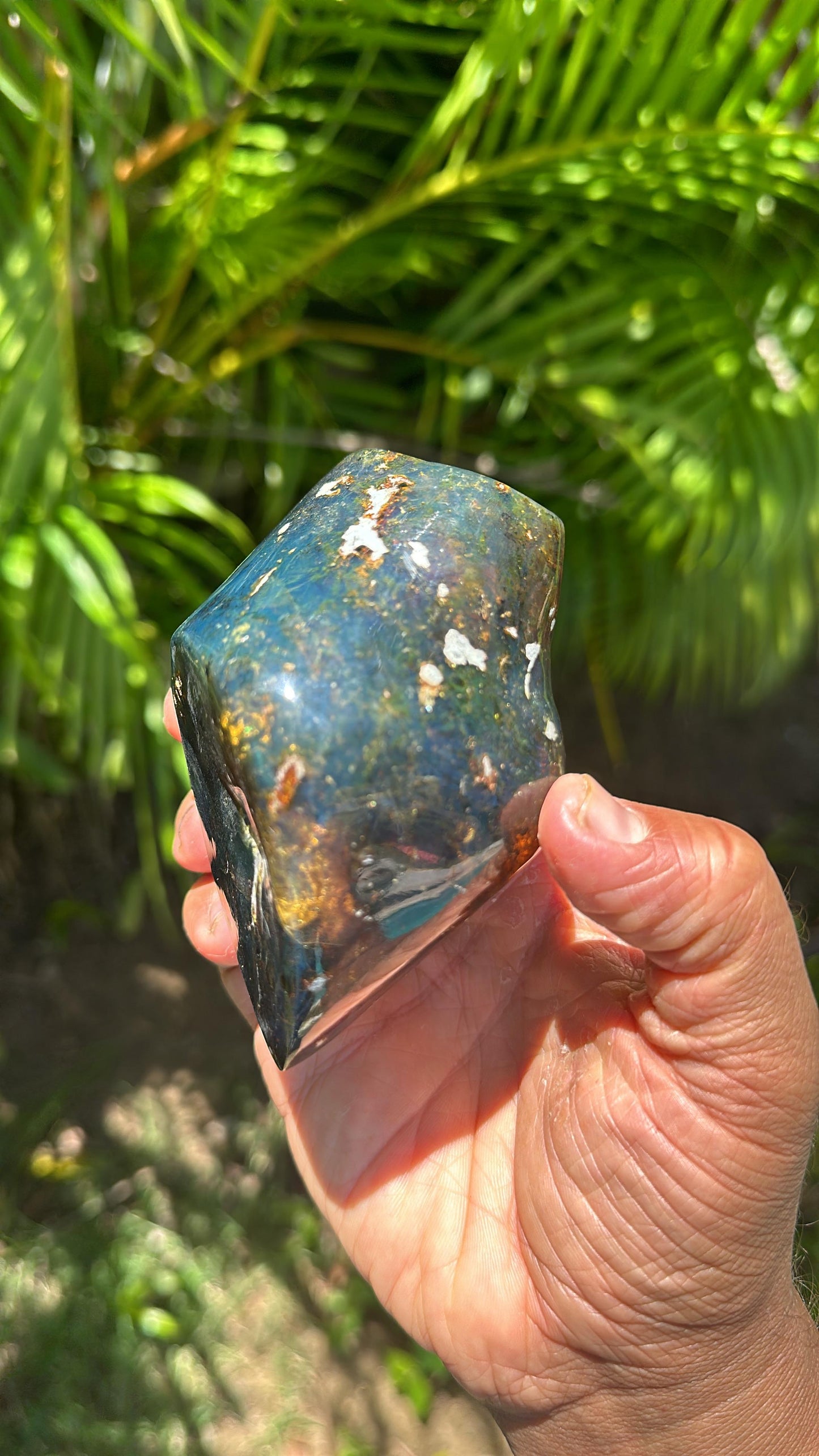 Dominican Blue Amber Freeform