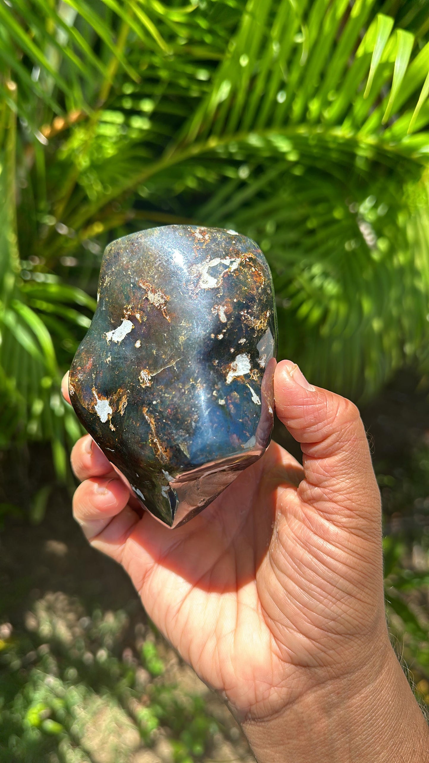 Dominican Blue Amber Freeform