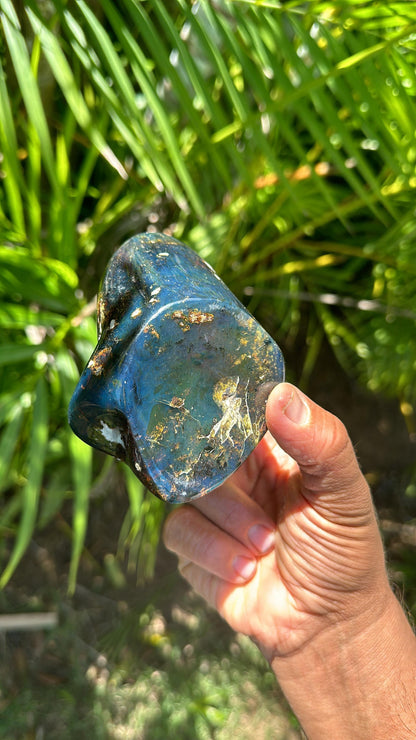 Dominican Blue Amber Freeform