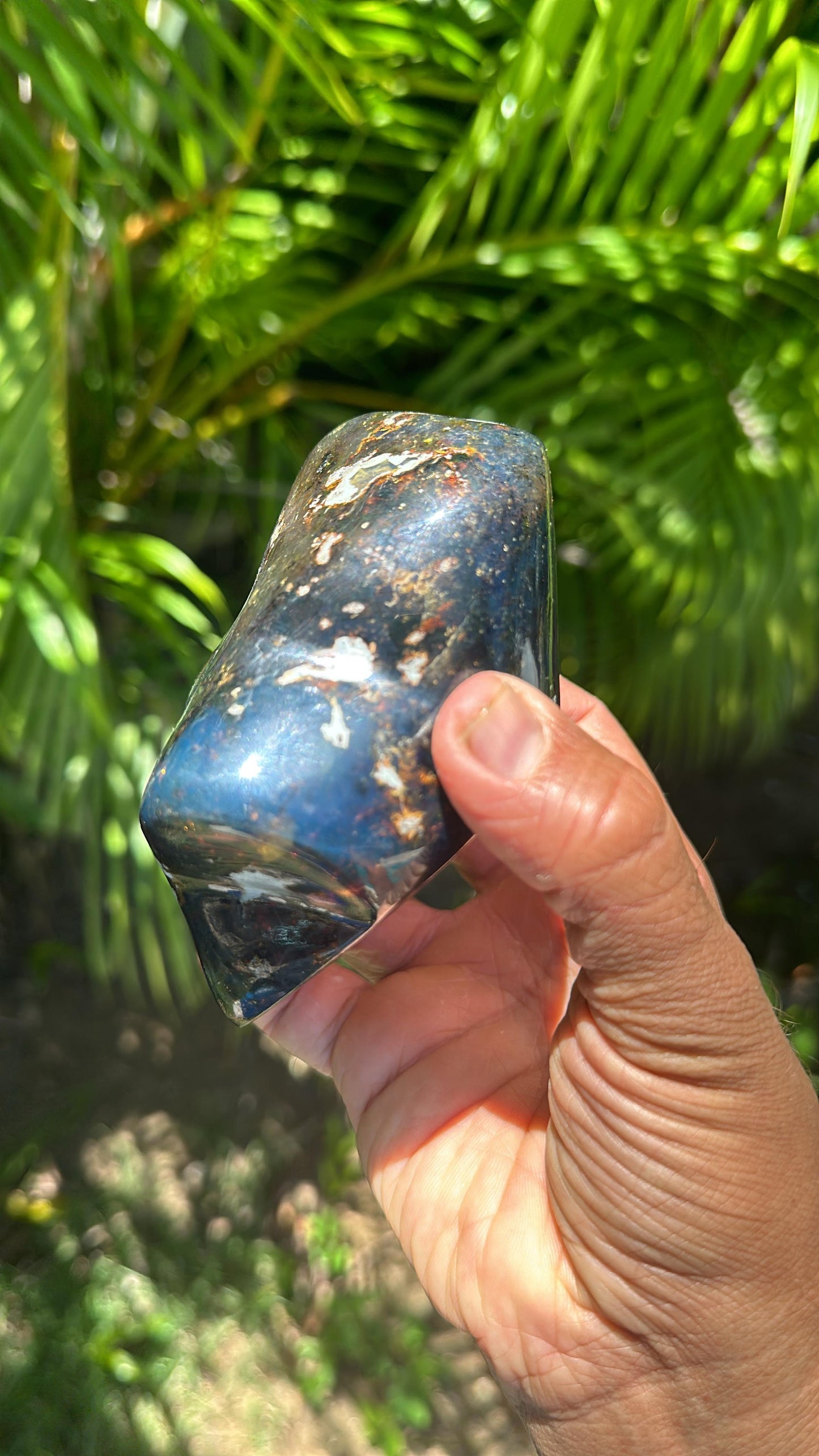 Dominican Blue Amber Freeform