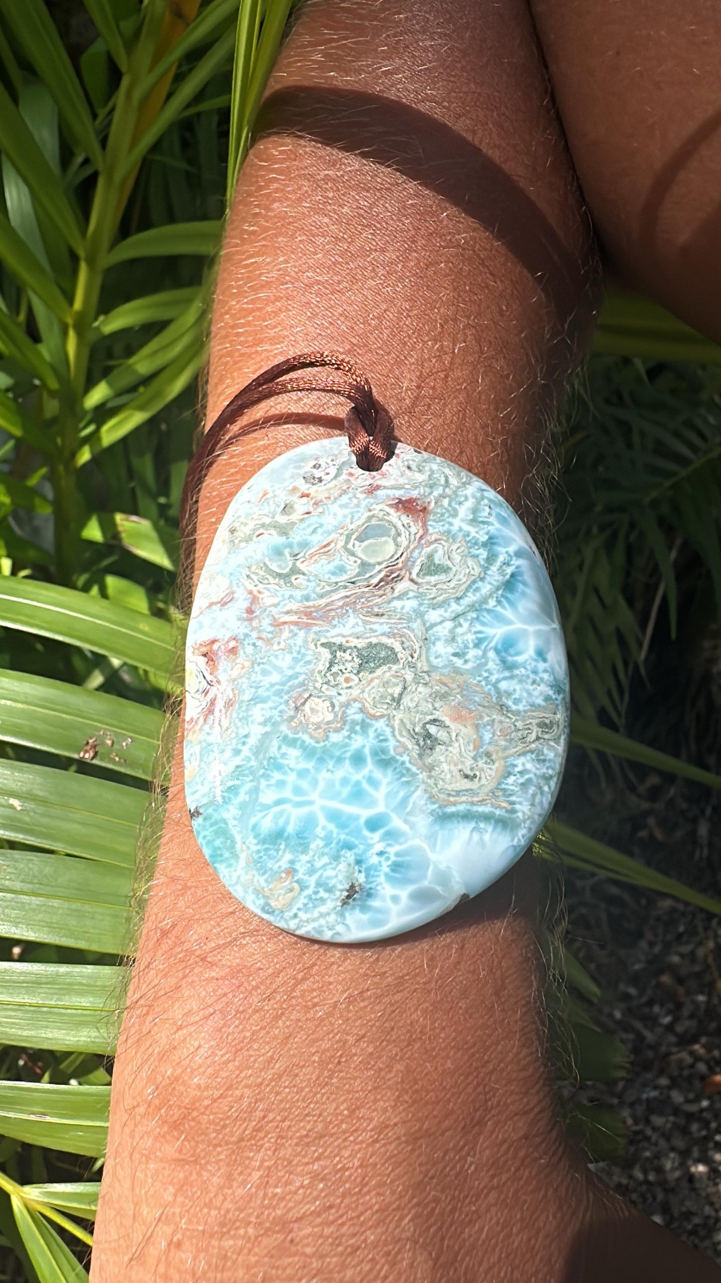 Larimar Four Elements Pendant