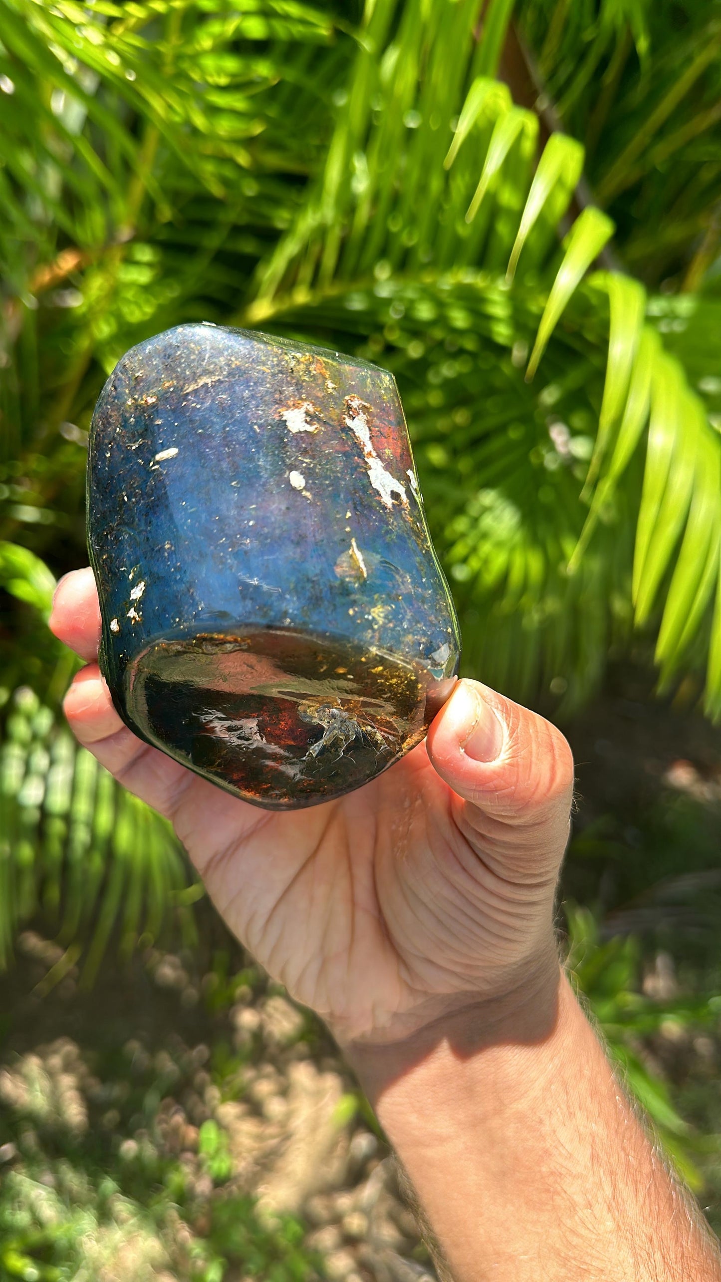 Dominican Blue Amber Freeform